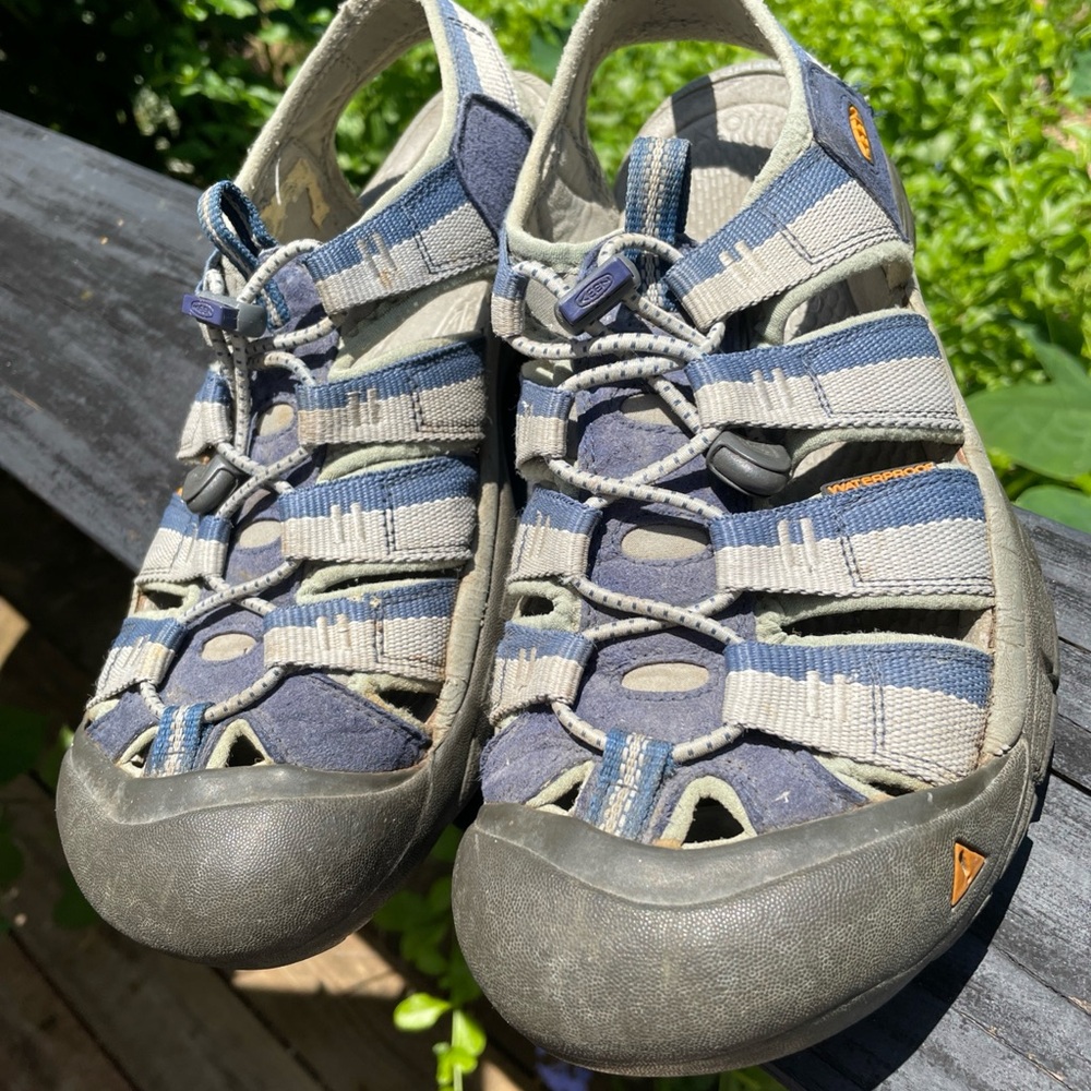 Keen Blue and Gray Men's Sandals